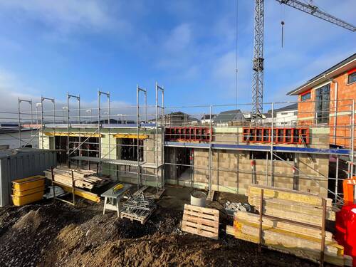 Schutzgerüst Rohbau in Emmelshausen