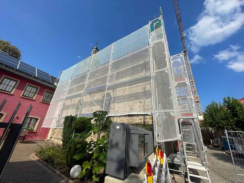 Staubfangnetz Fassadengerüst Schutzgerüst Simmern Boppard Emmelshausen Kastellaun